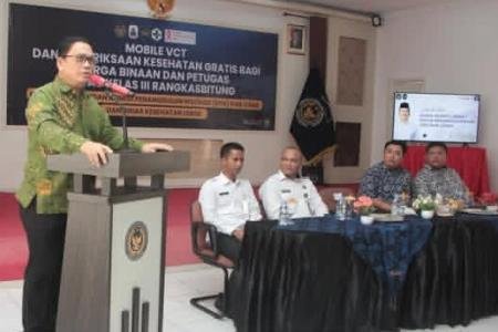WABUP Lebak Hadiri Kegiatan Mobile VCT dan Pemeriksaan Kesehatan Grati