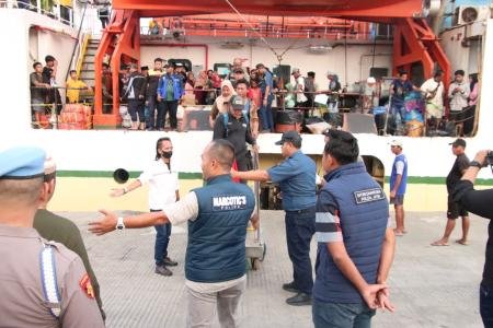 Ditresnarkoba Polda Jatim Bersama Polres Sumenep Gelar Razia Gabungan 