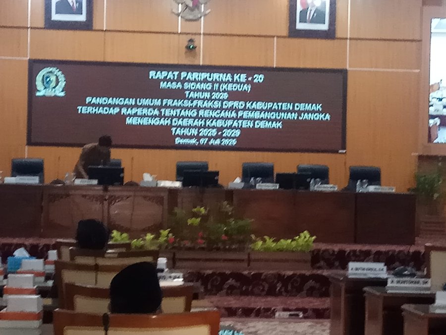 Sidang Paripurna Dprd Kabupaten Demak Ke 20 Sidang Ke Ll Tahun 2025