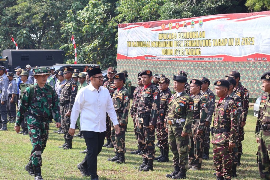 Tmmd Sengkuyung Iii Tahun 2025 Resmi Dibuka Di Desa Plelen Batang, Ban