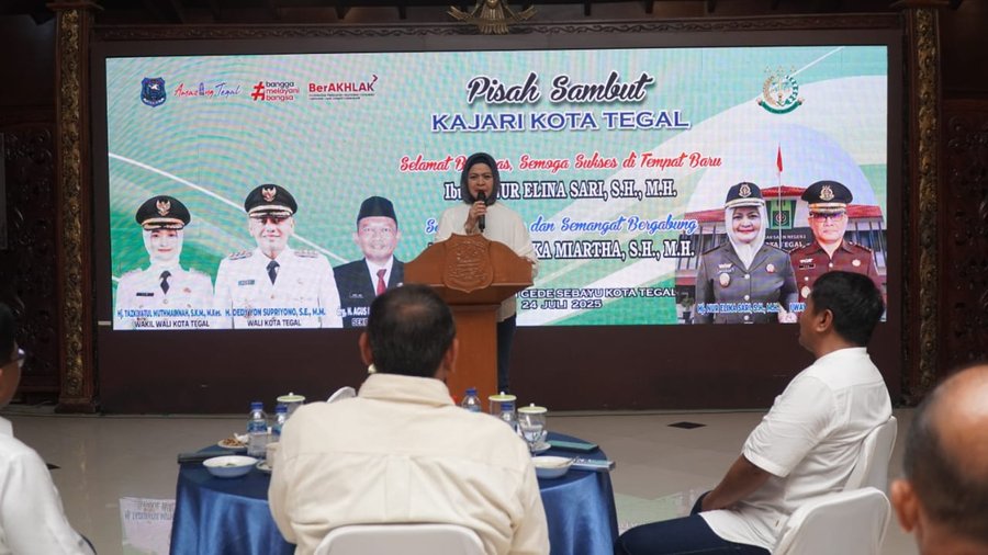 Pisah Sambut Kajari Kota Tegal: Wali Kota Tegaskan Komitmen Sinergi Pe