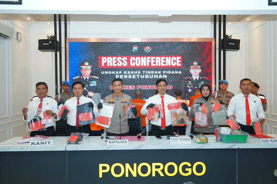 Polres Ponorogo Ungkap Kasus Kekerasan Seksual Terhadap Anak Dibawah U