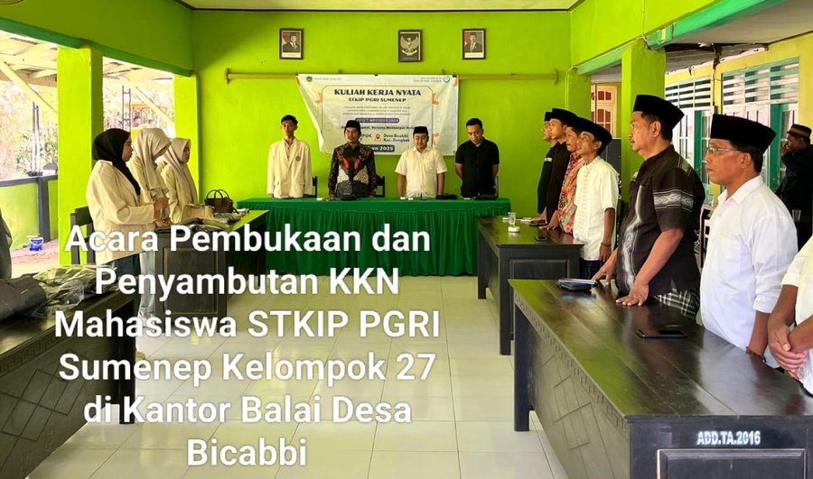 Pemdes Bicabbi Sambut Baik Kedatangan Mahasiswa Dalam Menjalankan Peng