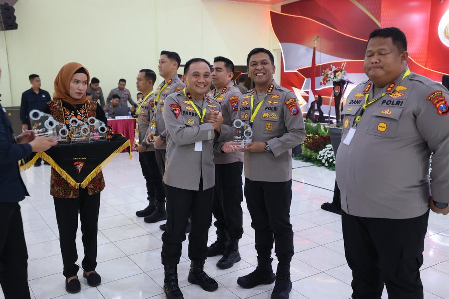 Sukses Selesaikan Sejumlah Perkara Tindak Pidana Polresta Sidoarjo Rai