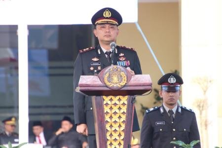 Polres Sumenep Gelar Upacara Hari Bhayangkara ke79