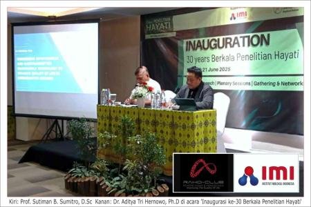 Terapi Nanobubbles IMIRAHO Club di Inaugurasi ke30 Berkala Penelitian 