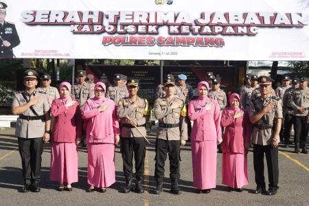 Iptu Muhammad Ari Nuzul Aulia Resmi Jabat Kapolsek Ketapang Polres Sam