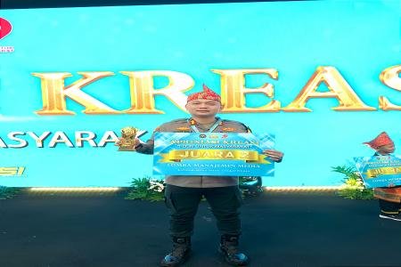 Kapolres Sumenep Raih Juara II Lomba Manajemen Media Tingkat Nasional 