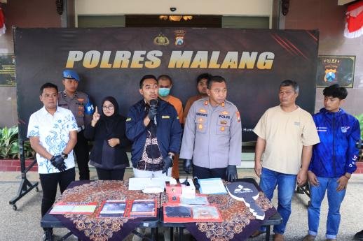 Kurang Dari 24 Jam, Polres Malang Berhasil Amankan Tersangka Pencurian