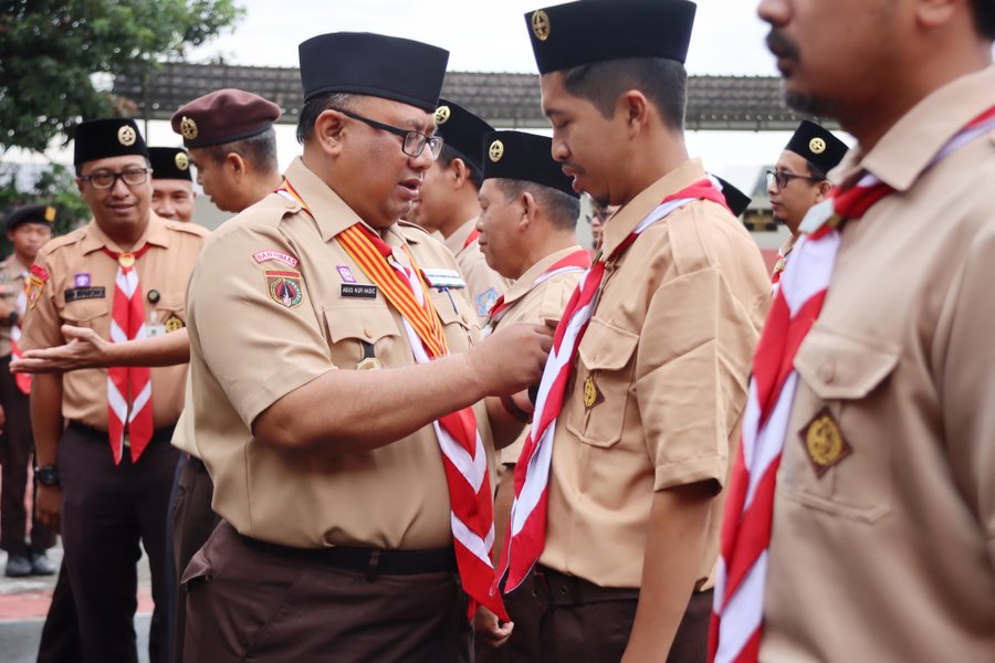 Sekda Banyumas Resmikan 22 Gudep Pkbm Dan Lantik Mabgusnya