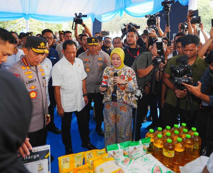 Kapolri Hadiri Kick Off Gpm Serentak Se indonesia, 2.424 Ton Beras Sph