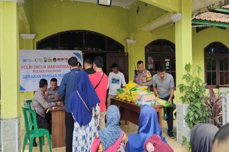 Polres Pasuruan Gelar Pasar Murah di 17 Polsek untuk Bantu Ekonomi War