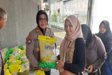 Gerakan Pangan Murah Polresta Malang Kota Siapkan 36 Ton Beras SPHP
