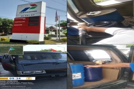 Tengkulak BBM Jenis Pertalite Merajalela Di SPBU Kepohbaru APH Harus T