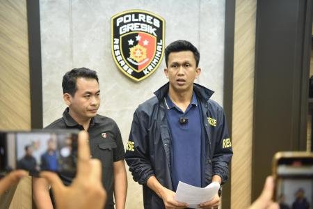 Polisi Amankan Tersangka Pencabulan Anak Dibawah Umur di Gresik