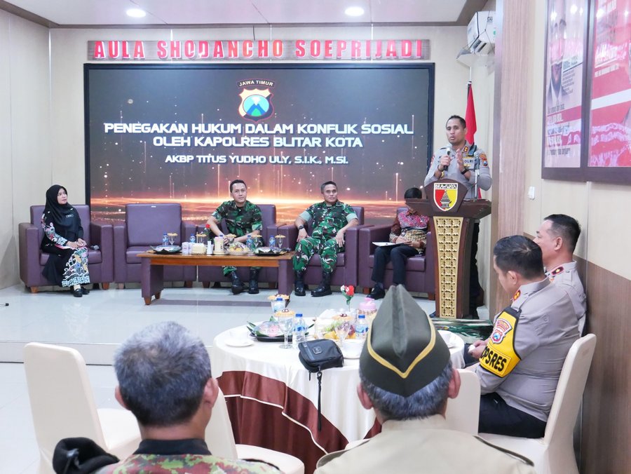 Binkom Cegah Konflik Sosial Kodim 0808 Perkuat Stabilitas Dan Kondusif