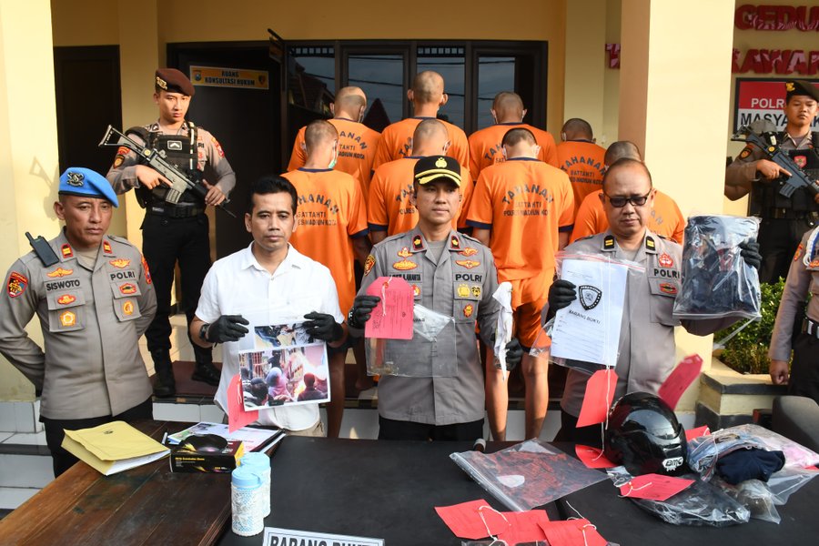 Polisi Berhasil Amankan 91 Orang Diduga Pelaku Kerusuhan Dan Pengrusak