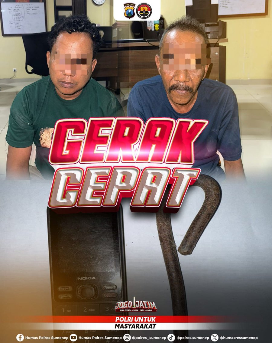 Polres Sumenep Ungkap Kasus Pencurian Dengan Pemberatan Di Batang bata