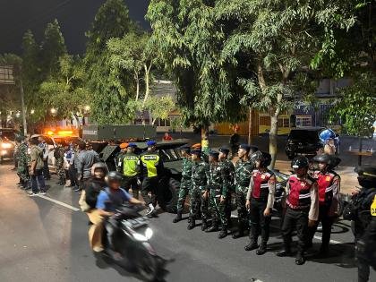 Polres Madiun Kota Patroli Gabungan Skala Besar Wujud Sinergi Harkamti