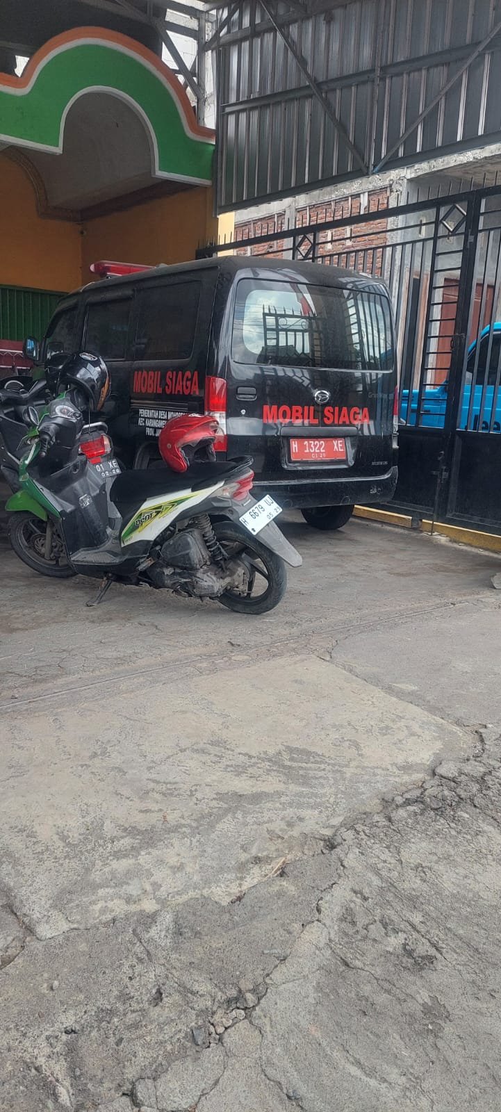 Terpampang Megah Mobil Siaga Desa Wono Sekar Karangawen Demak Parkir D
