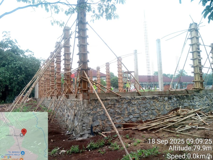 Apresiasi Kepala Sekolah: Revitalisasi Smkn 1 Maja Diharapkan Tingkatk