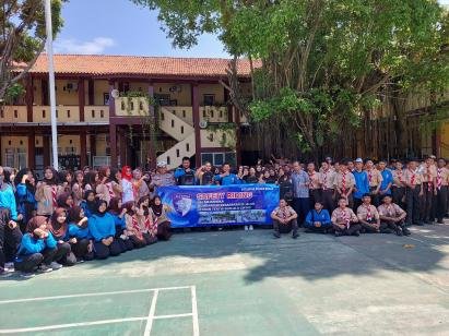 Sapa Pelajar Satlantas Polres Demak, Edukasi Tertib Lalu Lintas Dan Sa