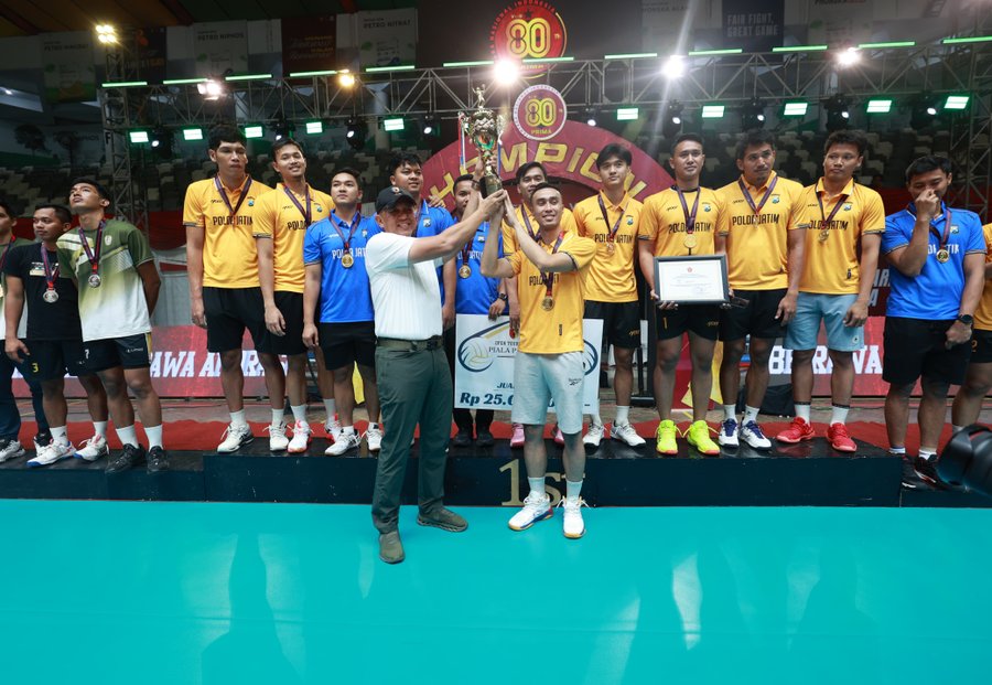 Tim Putra Bhayangkara Presisi Juara I Di Open Tournament Bola Voli Pia