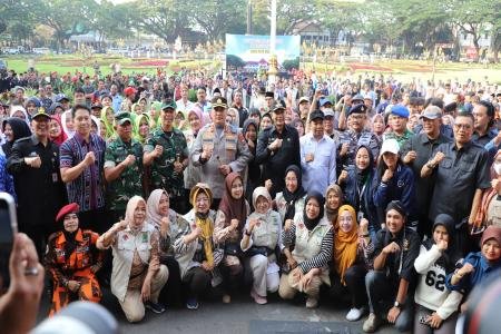 Berbagai Elemen Masyarakat Dukung Polresta Malang Kota Jaga Kondusifit