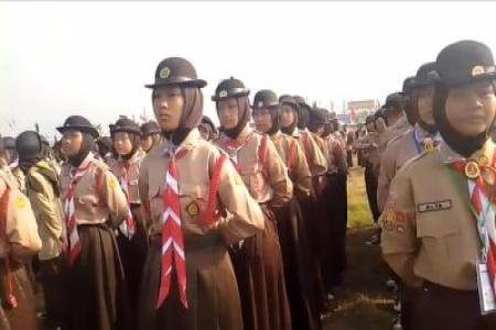 Hj Idah Hamidah Resmi Buka Jambore dan Raimuna Kotabaru 2025