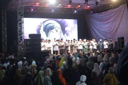 Doa Bersama di Ponpes Roudlotul Hanan Masyarakat Ulama Satukan Doa Unt