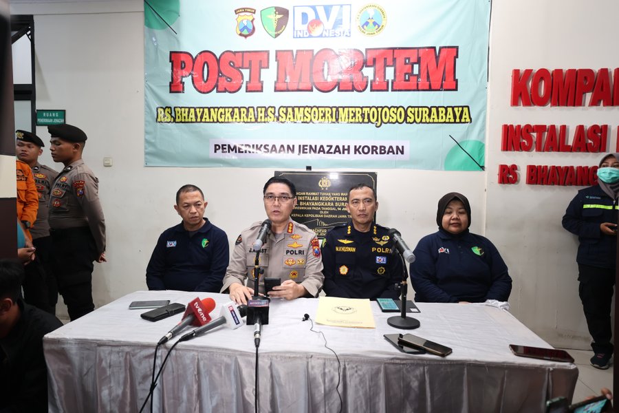 Polda Jatim Pastikan Proses Identifikasi Korban Ponpes Al Khoziny Berj
