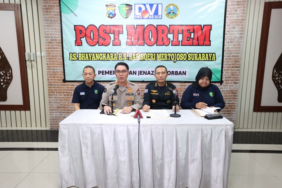 Tim Dvi Polda Jatim Berhasil Identifikasi 17 Jenazah Santri Ponpes Al 
