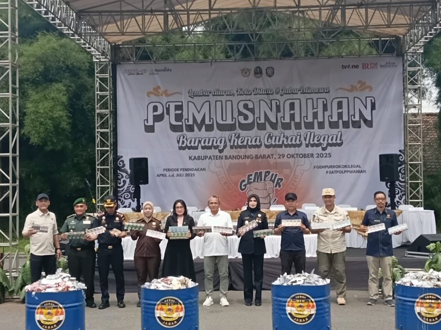 Bea Cukai Jabar Sita Rokok Dan Miras Ilegal Senilai Miliaran Rupiah, U