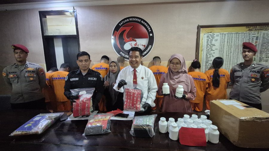 Semangat Sumpah Pemuda Polresta Banyuwangi Komitmen Berantas Narkoba :