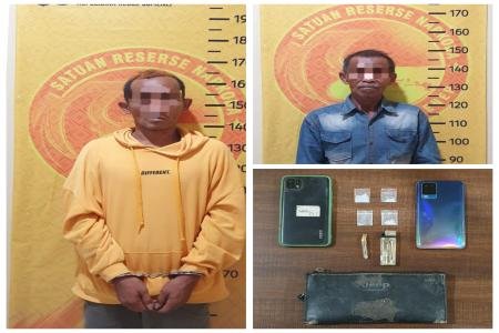 Satresnarkoba Polres Sumenep Ringkus dua pelaku penyalahgunaan Sabu di
