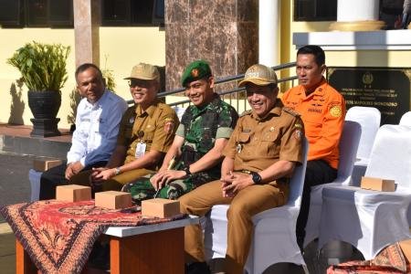 Ratusan Personel Gabungan Ikuti Apel Kesiapsiagaan Penanggulangan Benc