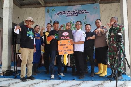 Polres Demak dan Pemkab Tanam 6000 Bibit Mangrove Dukung Program Mager