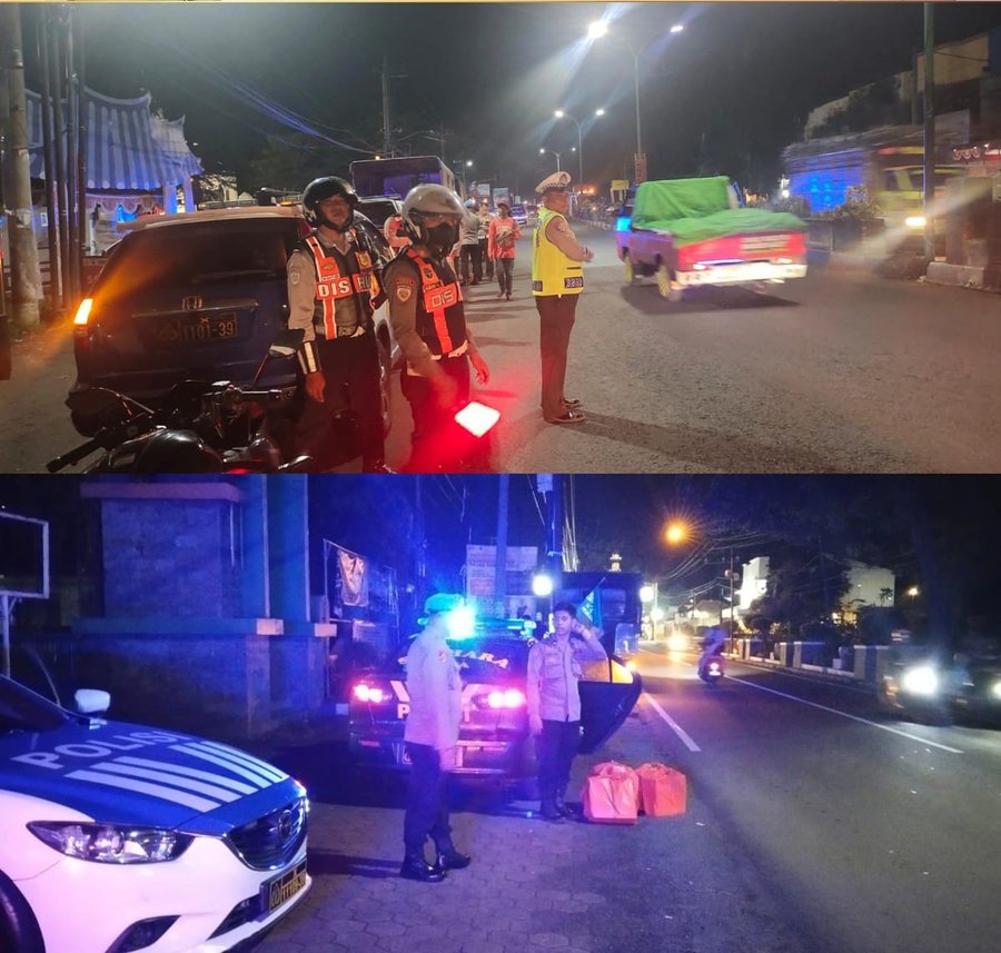 Polres Pasuruan Gelar Patroli Skala Besar Cegah Gangguan Kamtibmas Mal