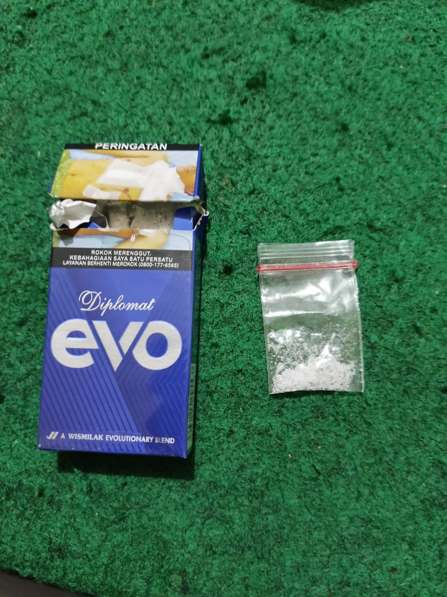 Polres Sumenep Amankan Pria Di Guluk guluk, Sembunyikan Sabu Dalam Bun