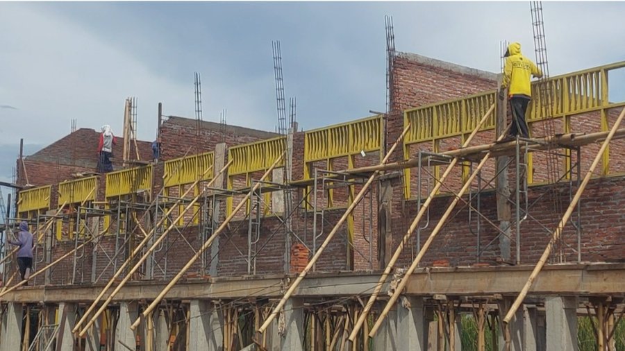 Pembangunan Gedung Sd N Sidorejo 1 Sayung Demak Terkesan Siluman