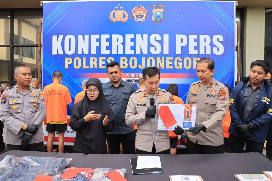 Polres Bojonegoro Amankan 8 Pelaku Kejahatan Dalam Operasi Sikat Semer