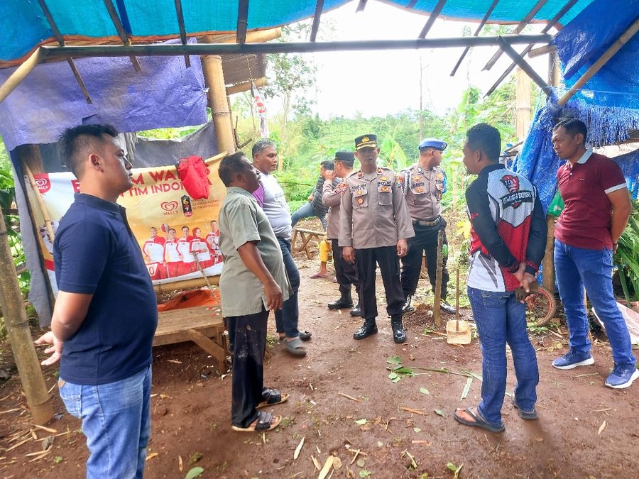 Polres Pasuruan Tertibkan Lokasi Diduga Judi Sabung Ayam Di Purwodadi