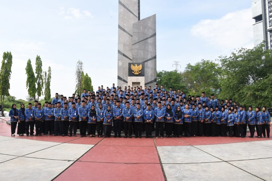 Sambut Hut Korpri Ke 54, Asn Polda Jatim Ziarah Ke Tmp