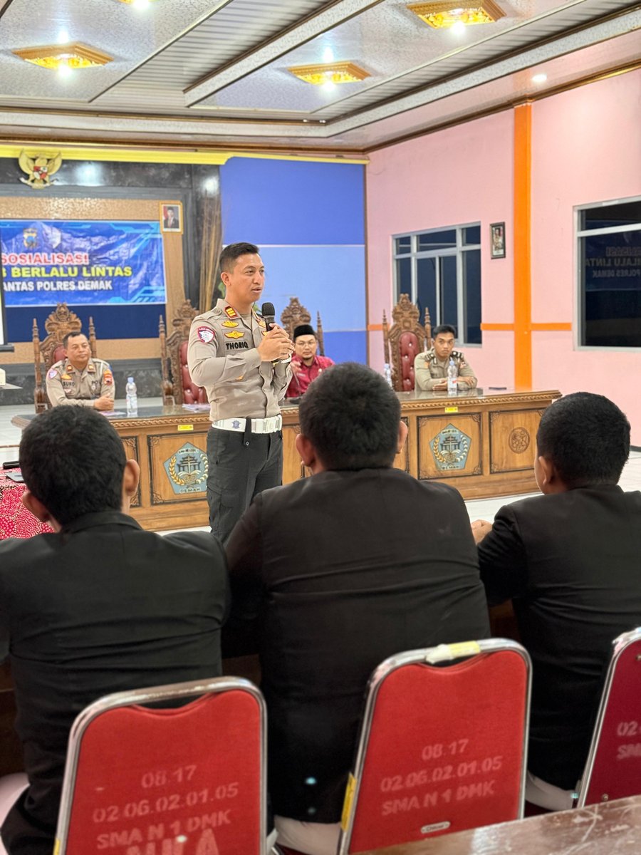 Delapan Pelanggaran Jadi Prioritas, Satlantas Polres Demak Edukasi Pel