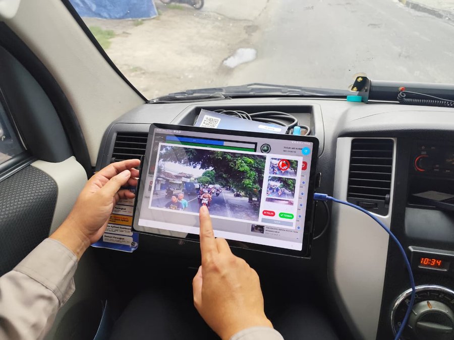 Etle Incar Polres Gresik Sasar Titik Rawan Selama Operasi Zebra 2025