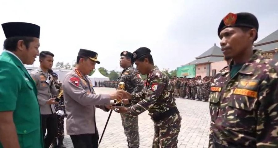 Kapolri Pimpin Apel Kebangsaan, Lepas Ribuan Kader Banser Amankan Nata