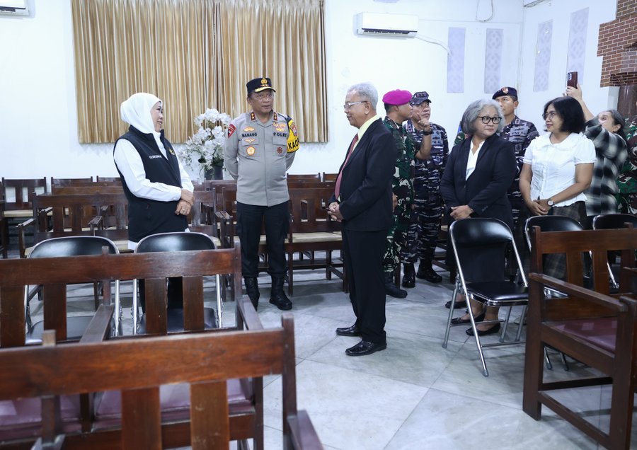 Kapolda Jatim Dan Forkopimda Tinjau Gereja Di Surabaya, Pastikan Ibada