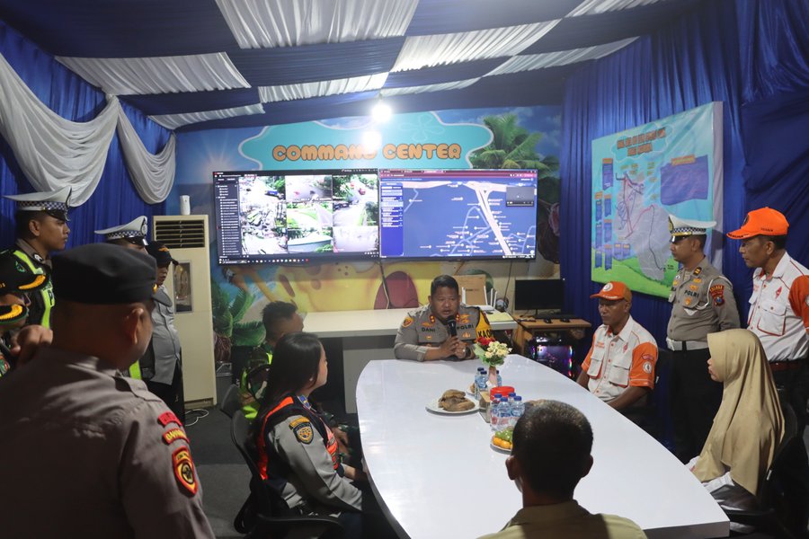 Kapolres Pasuruan Kunjungi Pos Pam : Tingkatkan Keamanan Dan Pelayanan