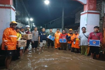 Ratusan Rumah di Winongan Tergenang Banjir Polsek Winongan Bergerak Ce