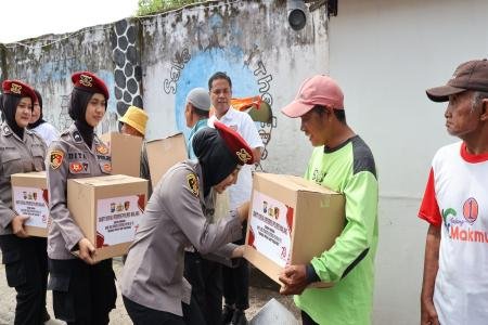 HUT Reserse ke78 Polres Malang Gelar Santunan Anak Yatim dan Baksos